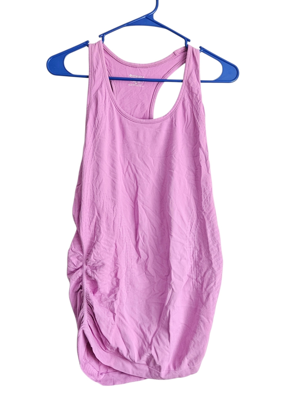 Athleta Lavender-Pink Racerback Workout Tank Size M